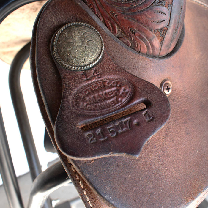 Used 14" Action Rider Saddle Sale Barn TESKEY'S