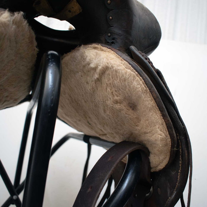 Used 12" Circle H Hamley Non-Rider Decor Only Saddle Sale Barn Circle Hamley Company
