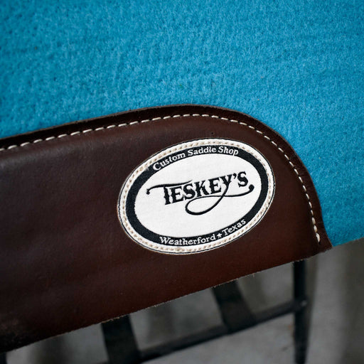 Lightly Used Teskey's Turquoise Saddle Pad Sale Barn Teskey's