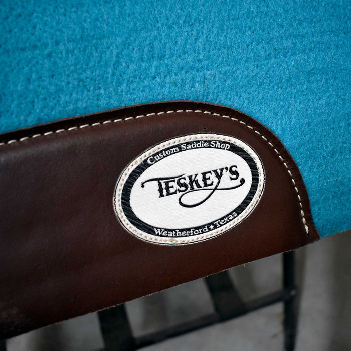 Lightly Used Teskey's Turquoise Saddle Pad Sale Barn Teskey's