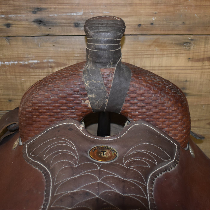 Used 15.5" Circle T Rider Saddle Sale Barn Circle T Saddlery