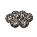 NEW 1.5" Floral Slotted Concho Set of 6 Sale Barn Teskey's