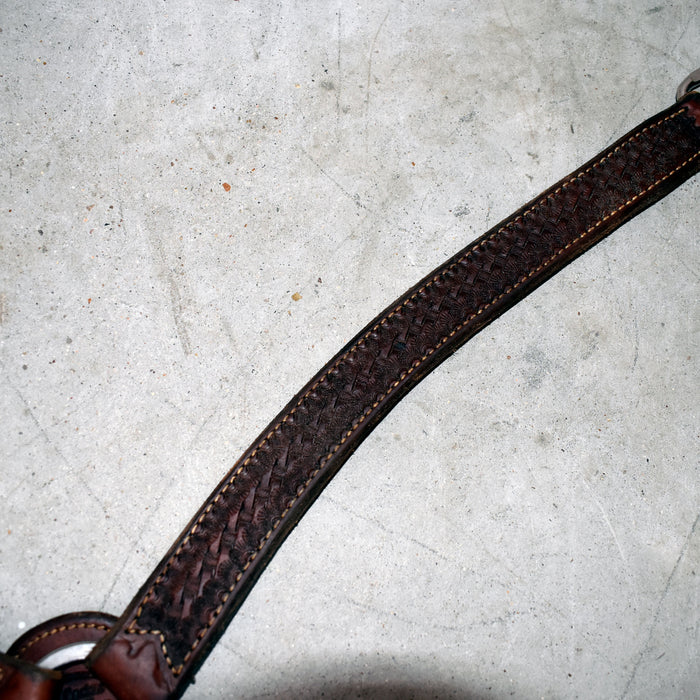 Used Cactus Saddlery Basket Stamped Breast Collar Sale Barn CACTUS SADDLERY