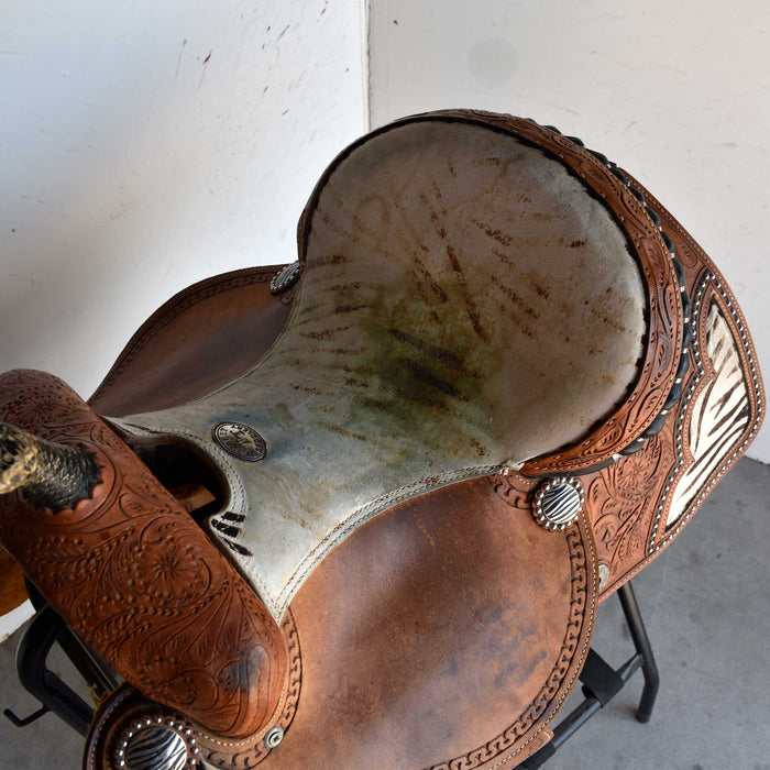 Used 15" Double T Saddlery Rider Saddle Sale Barn DOUBLE T SADDLERY