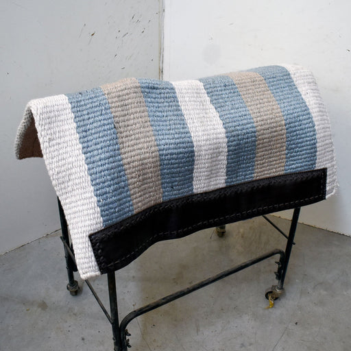NEW Dust Blue & Cream Saddle Blanket Sale Barn misc
