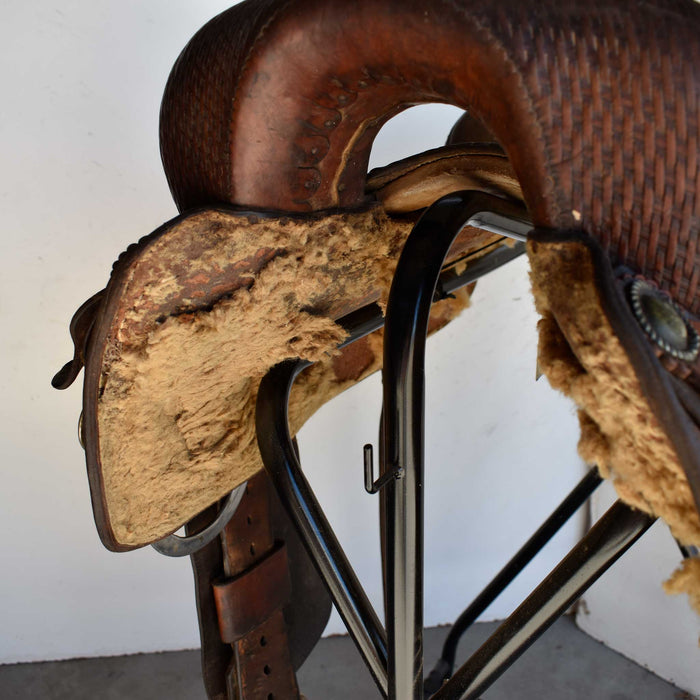 Used 16.5" Wendy Allen Non-Rider Saddle
