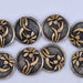 NEW 1" Floral Brass Concho Set Of 8 Sale Barn MISC
