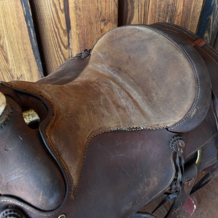 Used 15.5" Hissell Non-Rider Saddle Sale Barn HISSELL