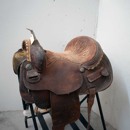 Used 14" Western Tack Suppliers Non-Rider Decor Only Saddle Sale Barn Western Tack Suppliers