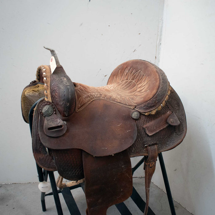 Used 14" Western Tack Suppliers Non-Rider Decor Only Saddle Sale Barn Western Tack Suppliers