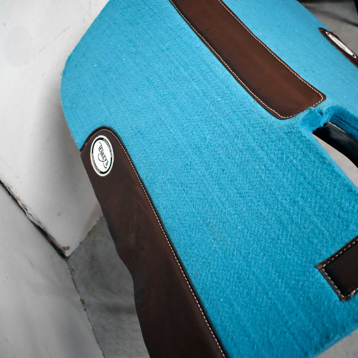 Lightly Used Teskey's Turquoise Saddle Pad Sale Barn Teskey's