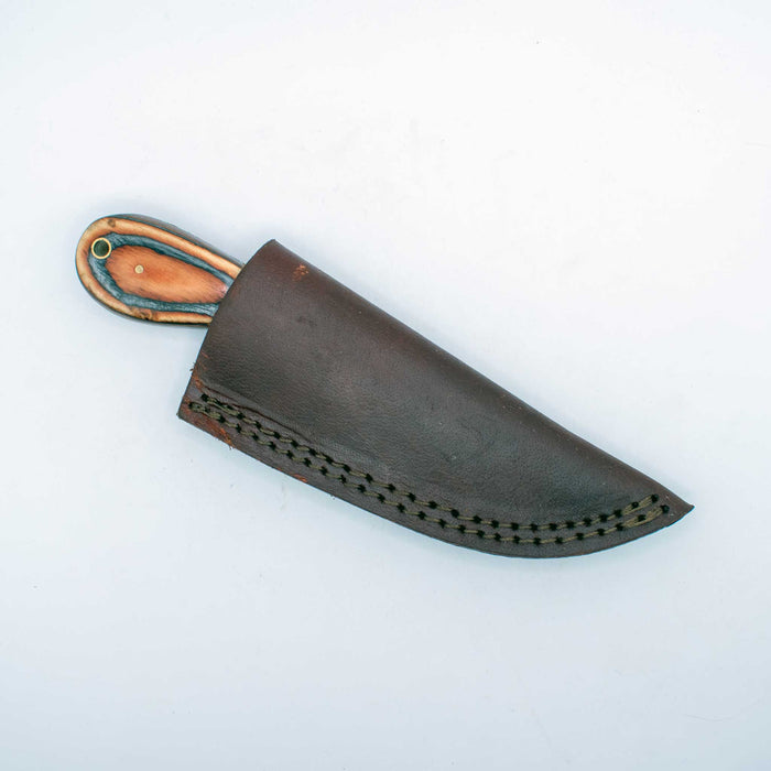 NEW s Circle SH Knife With Sheath Bull Cutter Sale Barn Texas Cutlery