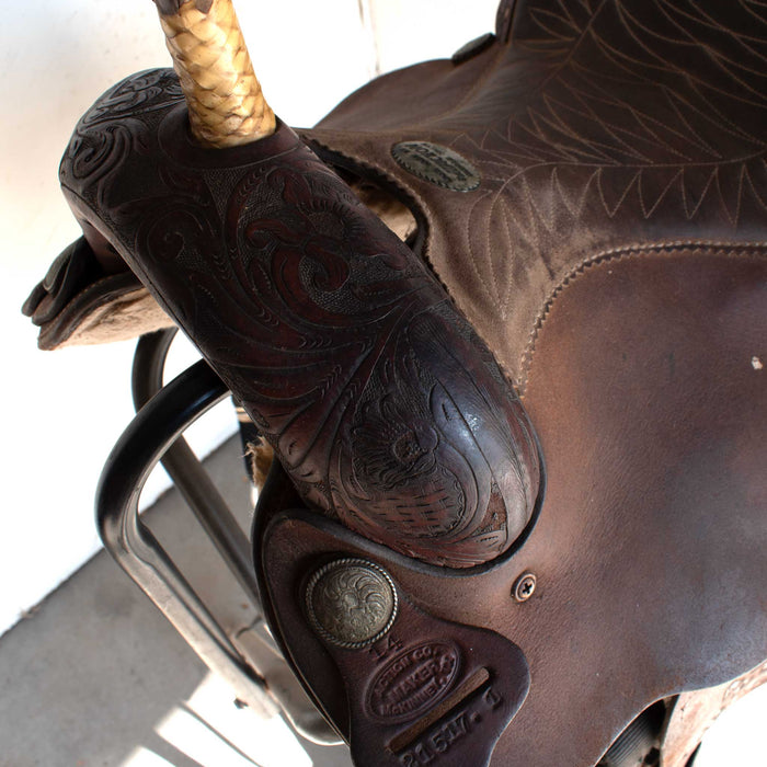 Used 14" Action Rider Saddle Sale Barn TESKEY'S