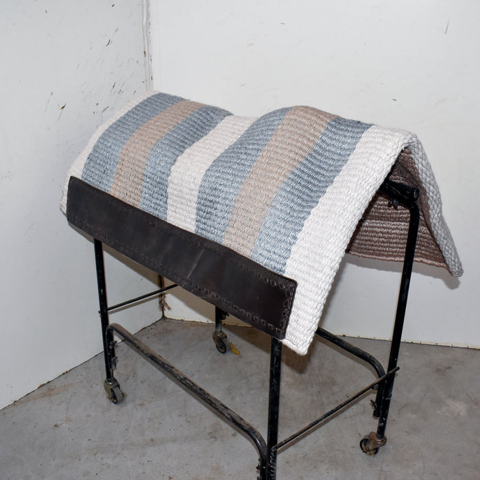 NEW Dust Blue & Cream Saddle Blanket Sale Barn misc