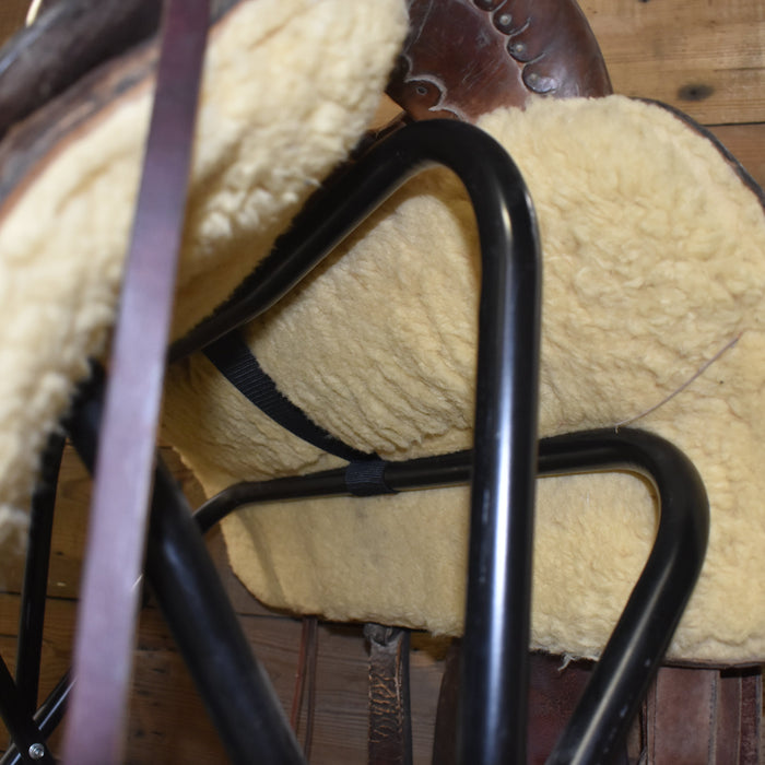 Used 15" Hereford Brand Rider Saddle Sale Barn Hereford Brand Tex Tan