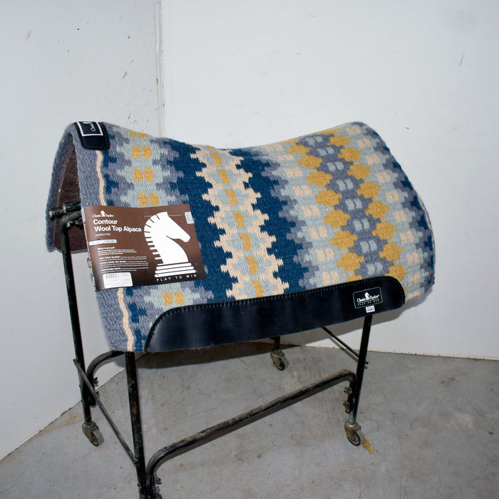 NEW Classic Equine Contour Wool Top Alpaca Saddle Pad Sale Barn Classic Equine