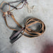 Used Handmade Rope Noseband Halter With Braided Split Reins Sale Barn Misc