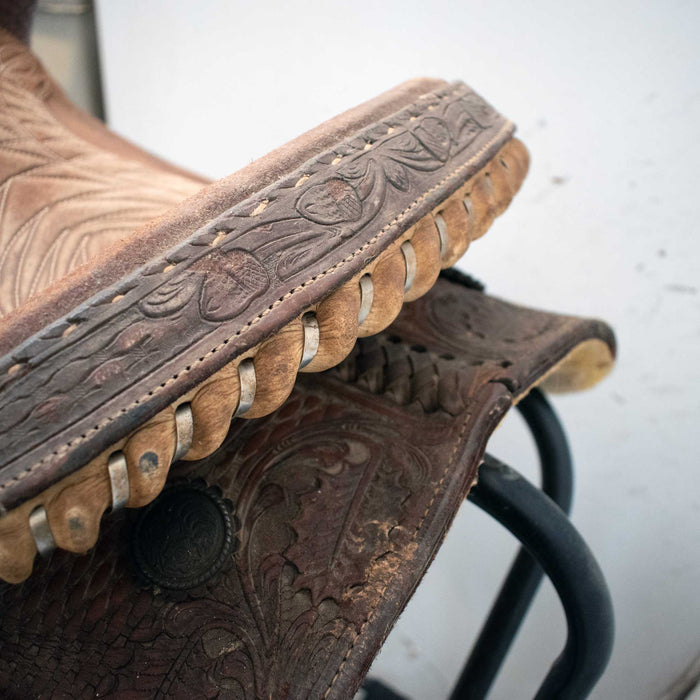 Used 14" Western Tack Suppliers Non-Rider Decor Only Saddle Sale Barn Western Tack Suppliers