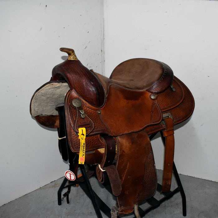 Used 16" Bob Loomis Reiner Saddle Sale Barn Bob Loomis