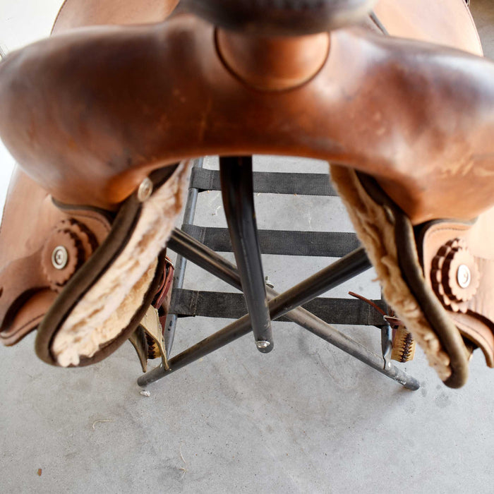 Used 14.5" Fabtron Rider Saddle Sale Barn Fabtron