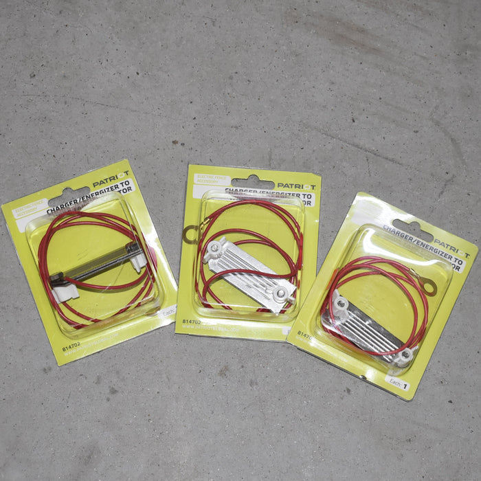 NEW Discontinued Patriot Charger/ Energizer To Wide Tape Connector Bundle Of 3 Sale Barn Patriot