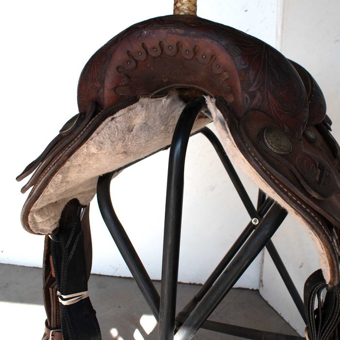 Used 14" Action Rider Saddle Sale Barn TESKEY'S