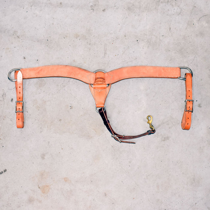 Lightly Used Horner Ranch Light Oiled Breast Collar Sale Barn Horner Ranch