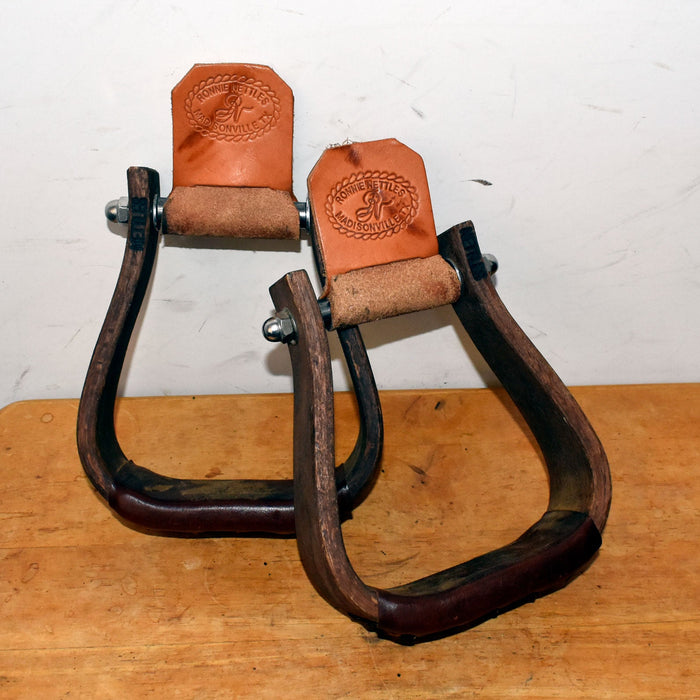 Used Nettles Wooden Stirrups Sale Barn Nettles