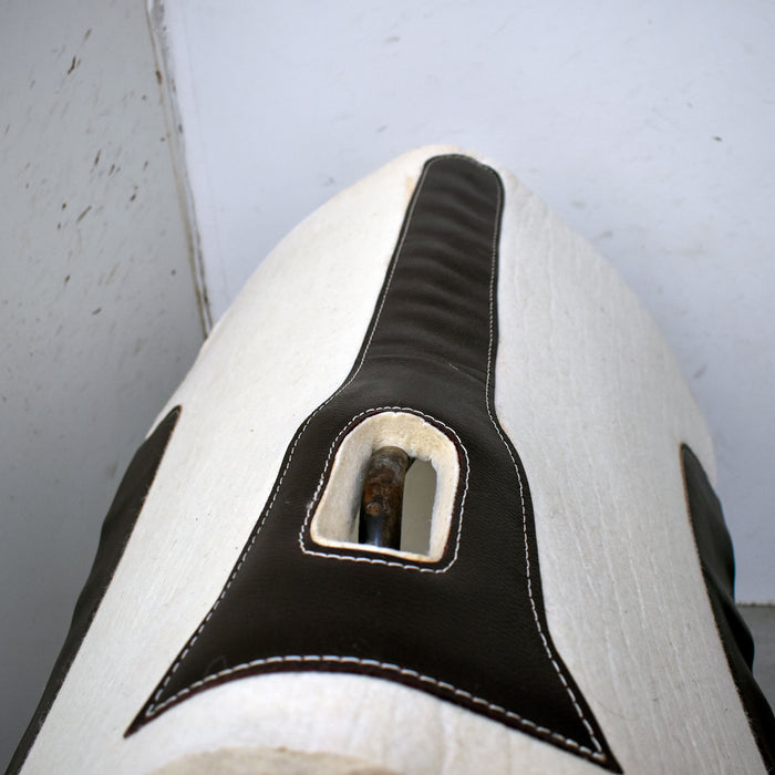 NEW Cream With Brown Leather Saddle Pad Sale Barn misc