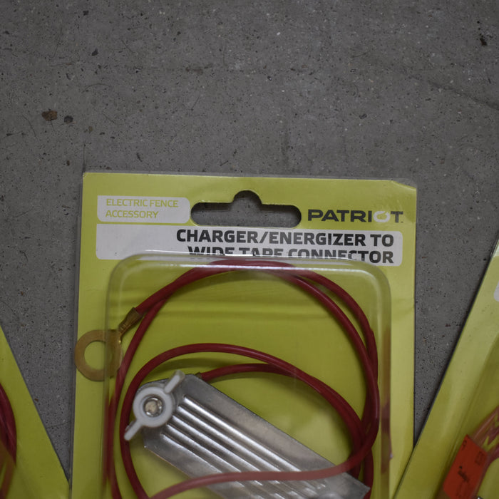 NEW Discontinued Patriot Charger/ Energizer To Wide Tape Connector Bundle Of 3 Sale Barn Patriot