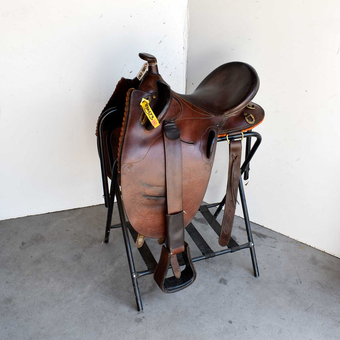 Used 14" Australian Outrider Collection Rider Saddle Sale Barn Australian Outrider Collection