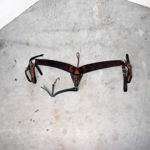 Used Floral Tooled Breast Collar Sale Barn misc