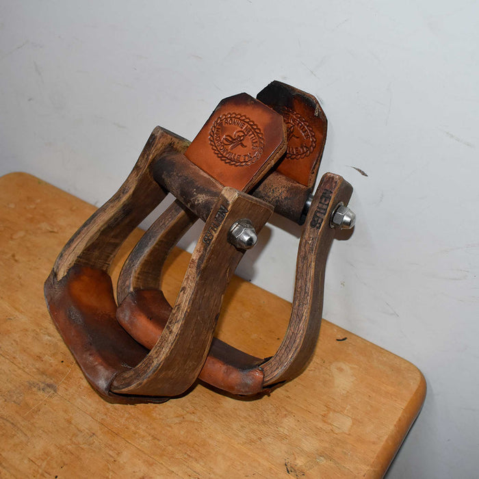Used Nettles Wooden Stirrups Sale Barn Nettles