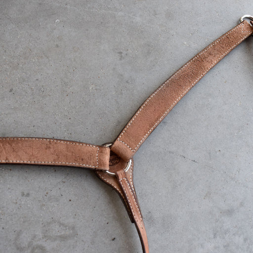 Barely Used Teskey's Light Oiled Rough out Breast Collar Sale Barn Teskey's
