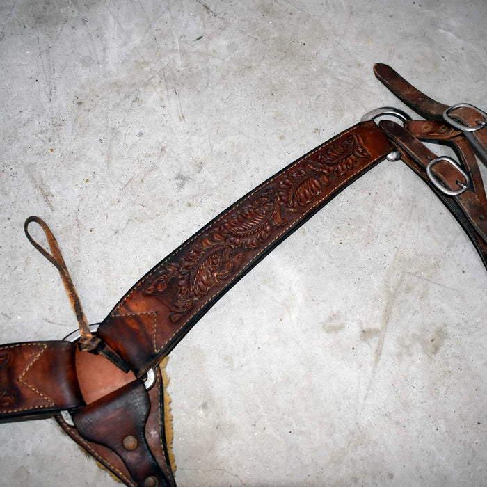 Used Floral Tooled Breast Collar Sale Barn misc