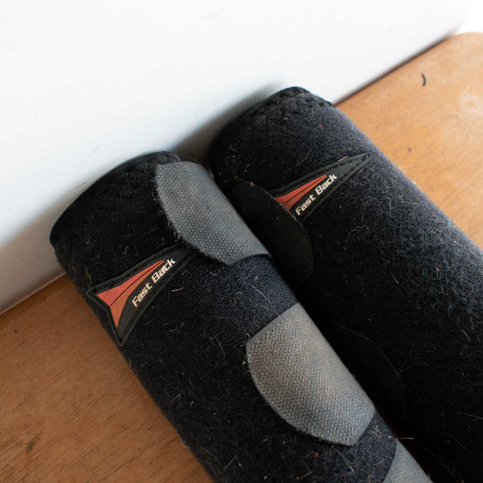 Used Fast Back Medium Rear Splint Boots Sale Barn Fast Back