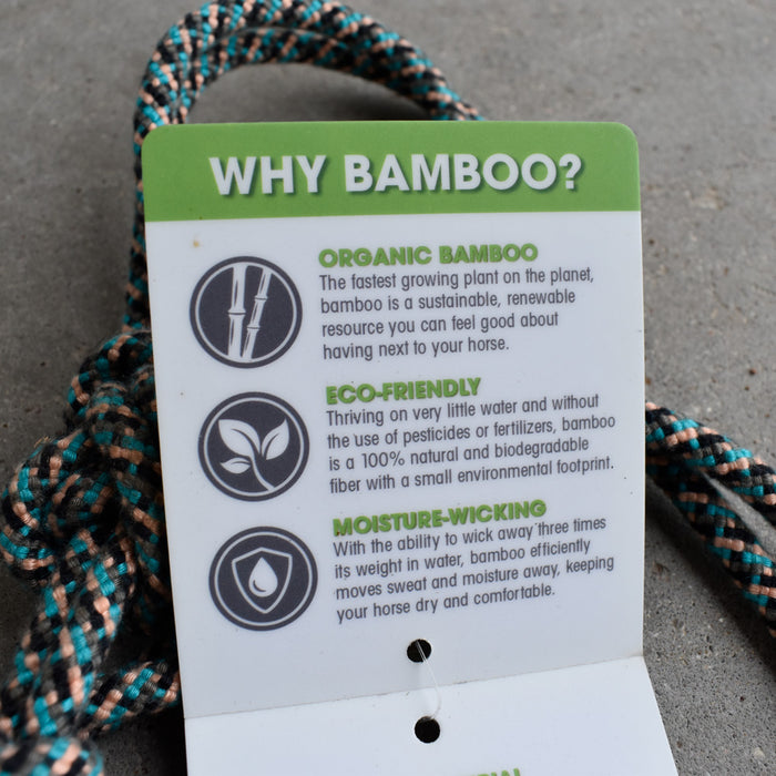 Like NEW EcoLuxe Bamboo Rope Halter With Lead Sale Barn Ecoluxe