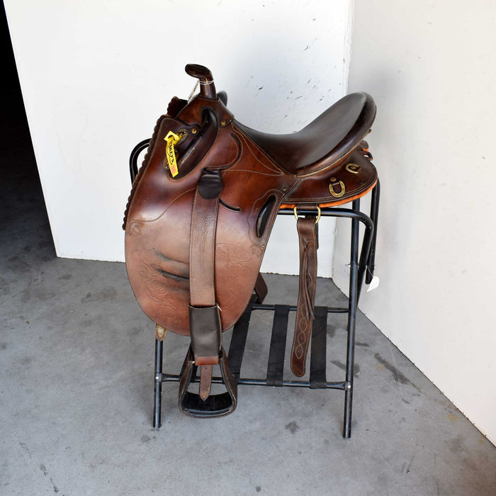 Used 14" Australian Outrider Collection Rider Saddle Sale Barn Australian Outrider Collection
