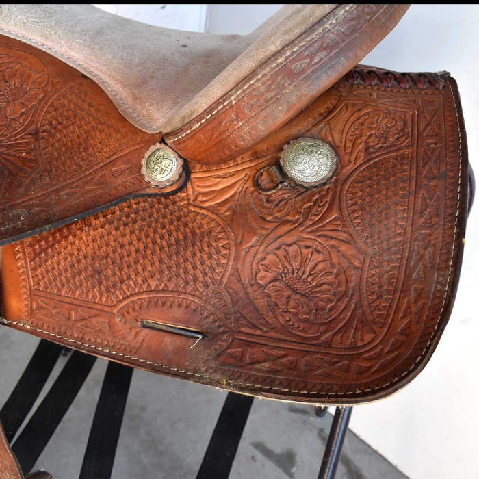 Used 16" Non-Rider Decor Only Saddle Sale Barn TESKEY'S