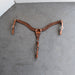 Like NEW Teskey's Pro Cutter Tooled Breast Collar Sale Barn Teskey's