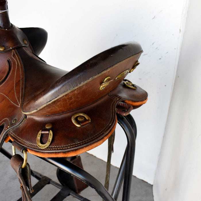 Used 14" Australian Outrider Collection Rider Saddle Sale Barn Australian Outrider Collection