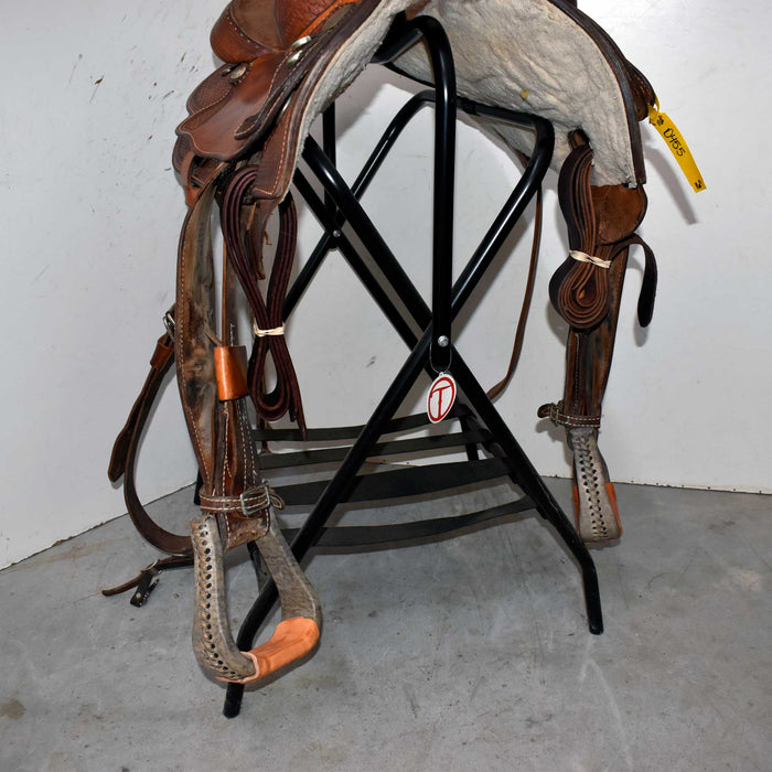 Used 16" Bob Loomis Reiner Saddle Sale Barn Bob Loomis