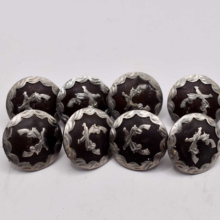 NEW 1" Double Pistol Concho Set Of 8 Sale Barn MISC