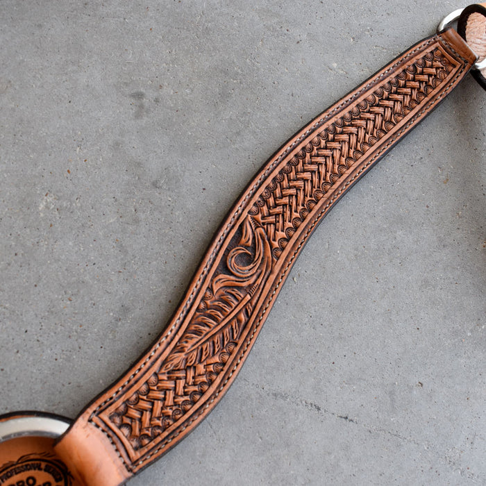 Like NEW Teskey's Pro Cutter Tooled Breast Collar Sale Barn Teskey's