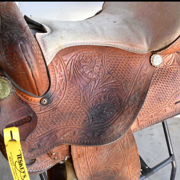 Used 16" Non-Rider Decor Only Saddle Sale Barn TESKEY'S