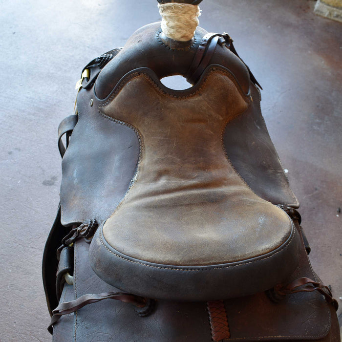 Used 15.5" Hissell Non-Rider Saddle Sale Barn HISSELL