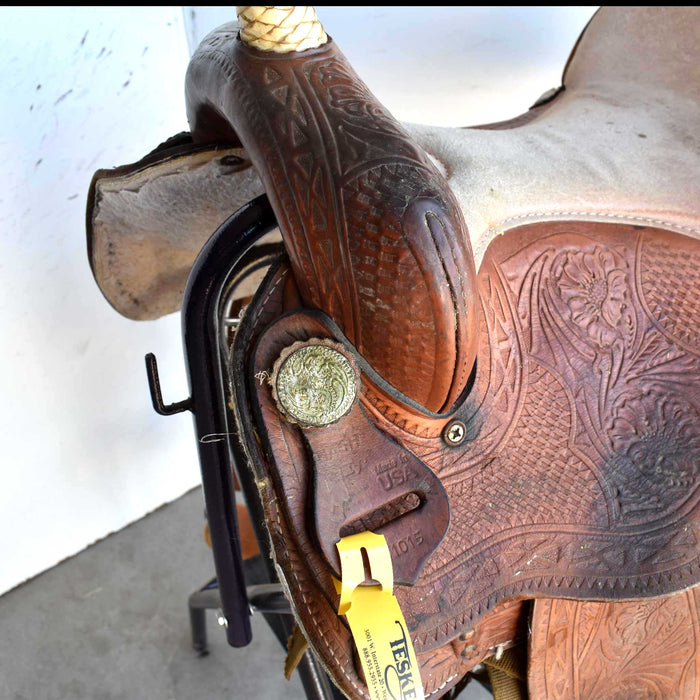 Used 16" Non-Rider Decor Only Saddle Sale Barn TESKEY'S