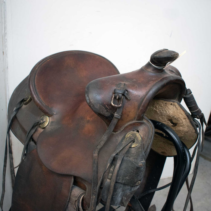 Used 12" Fred Mueller Non-Rider Saddle Sale Barn Fred Mueller