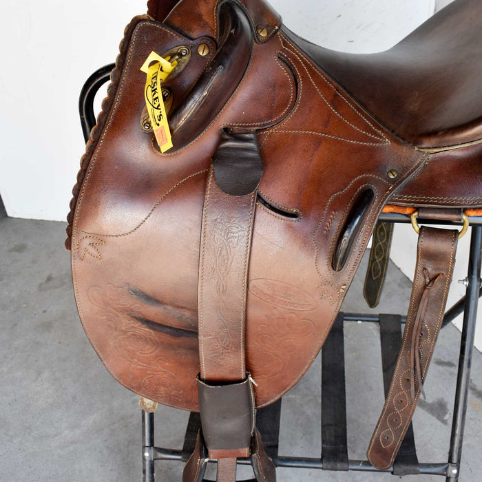 Used 14" Australian Outrider Collection Rider Saddle Sale Barn Australian Outrider Collection
