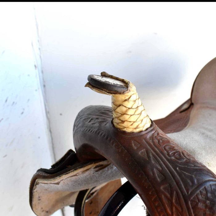 Used 16" Non-Rider Decor Only Saddle Sale Barn TESKEY'S